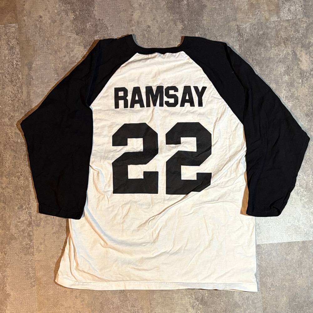 Josh Ramsay marianas trench Tour Shirt SZ Large Black & White